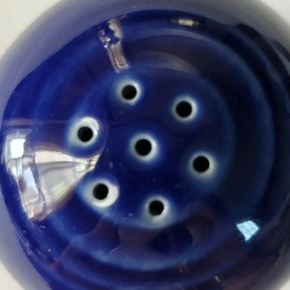 Fiestaware Fiesta Small Shaker Salt Pepper CERAMIC Twilight Blue 4